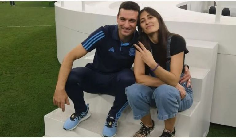 La increíble historia de amor de Lionel Scaloni el DT de la Selección