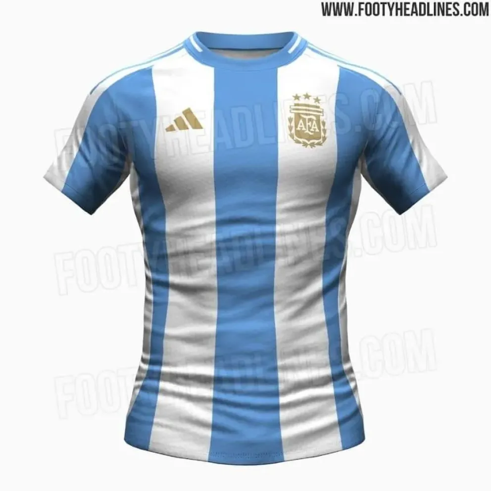 Cómo son filtran los nuevos modelos de las camisetas de la Selección