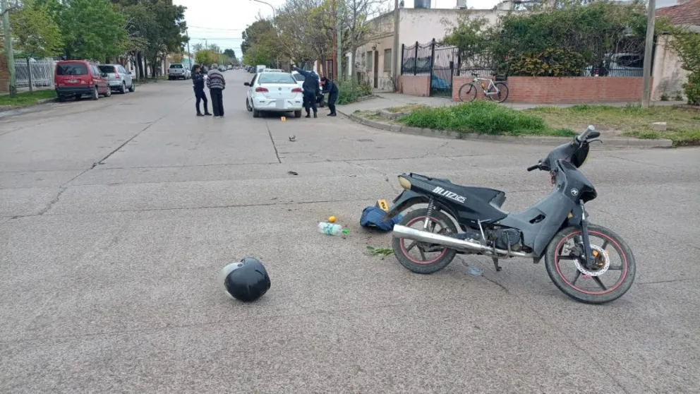 Se produjo un grave accidente en Boulevard Contín y Colón