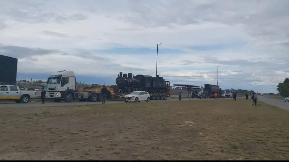 La caravana de La Trochita tomará un descanso de varios días en Viedma 