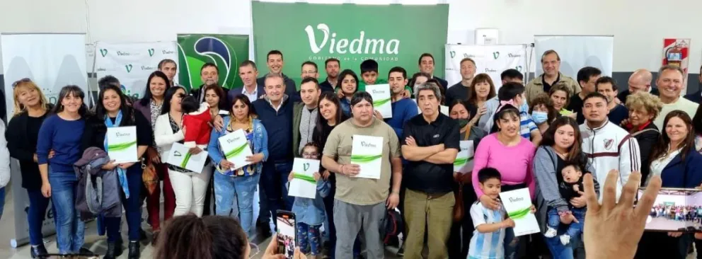 Más familias viedmenses ya cuentan con su terreno propio