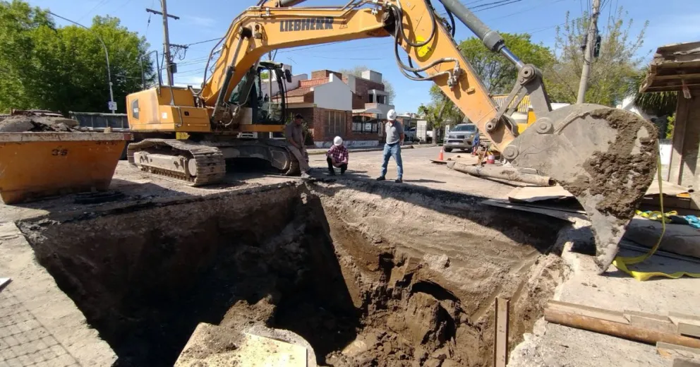 ¿Qué obra están haciendo en Gallardo-Guido?