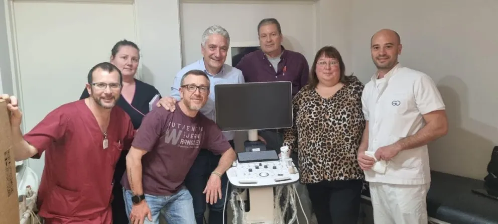 El Hospital Ecay puso en  marcha un nuevo ecógrafo de última generación