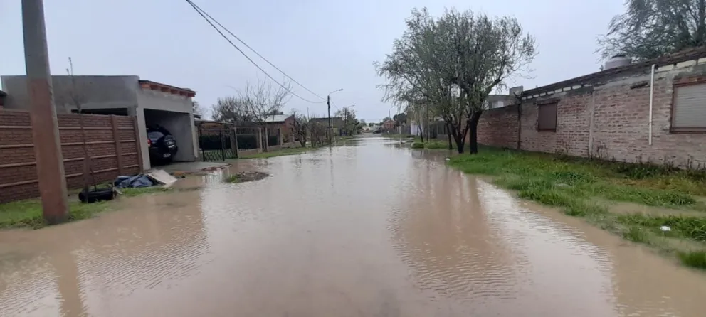 Las imágenes de la tormenta que causó chaparrones a lo largo de toda la Comarca Viedma-Patagones