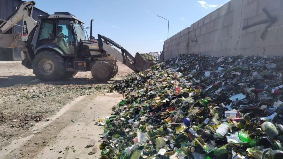 Conciencia ambiental: envían para su recuperación cientos de kilos de vidrio reciclado