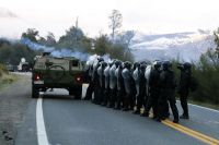 Desalojo en Mascardi: las fuerzas federales ya entraron a la zona en conflicto