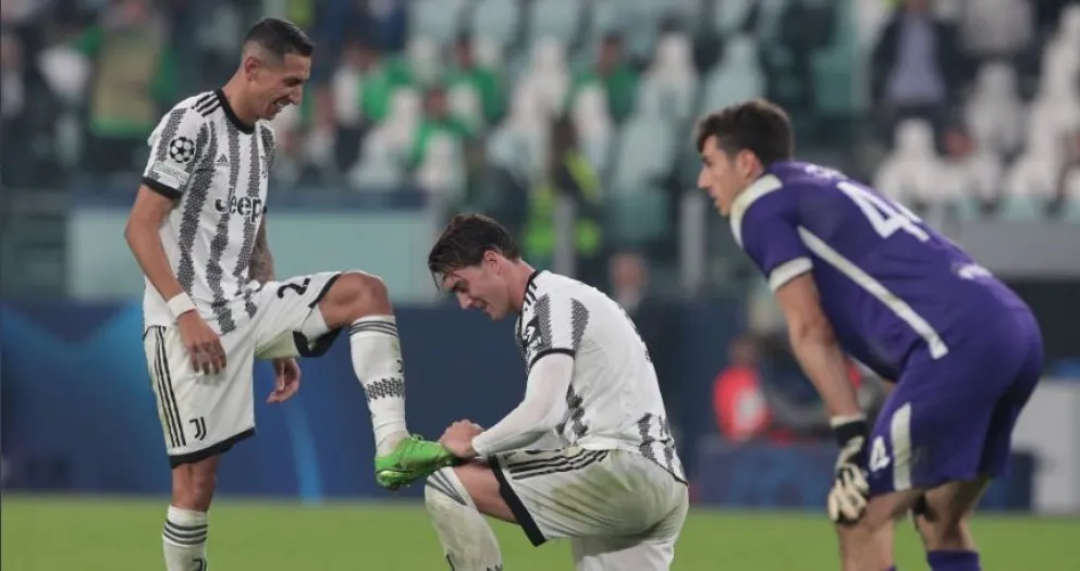 Un Fideo exquisito: Di María brilló en modo asistidor para el triunfo de Juventus frente a Maccabi Haifa 
