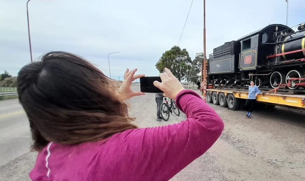 La Trochita se convirtió en un atractivo más en el “finde” extra largo en Viedma