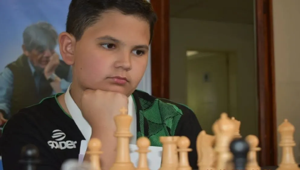 Ciro Álvarez, un roquense de 12 años campeón de un abierto internacional de ajedrez