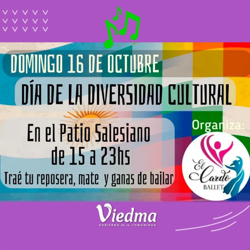 Hoy hay música y danzas por el Día de la Diversidad Cultural