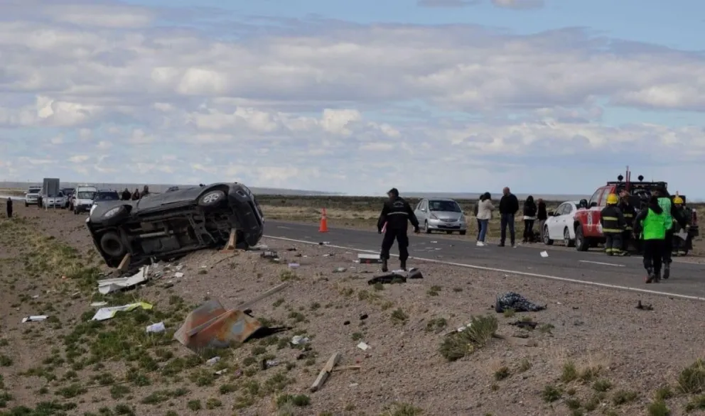 Accidente fatal: una joven funcionaria del gobierno rionegrino fallecida y tres heridos 