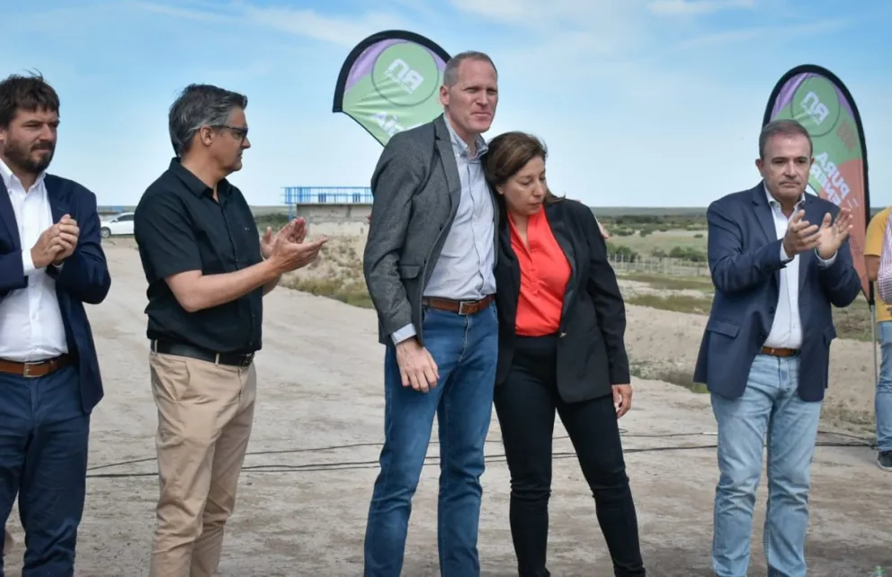 Homenajearon a Florencia Martin en la inauguración de la Planta de Líquidos Cloacales