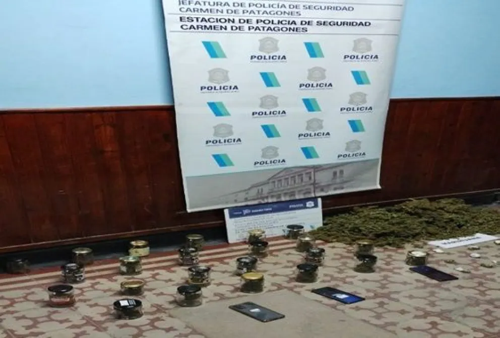 Allanamiento positivo: detienen a una persona con 1,5 kilogramos de marihuana fraccionada para comercialización
