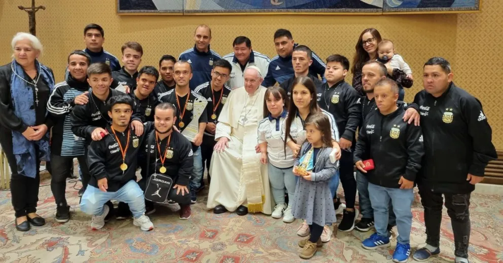 El Papa a Cristian Soto Geoffroy: “Lo que ustedes hacen es corajudo”