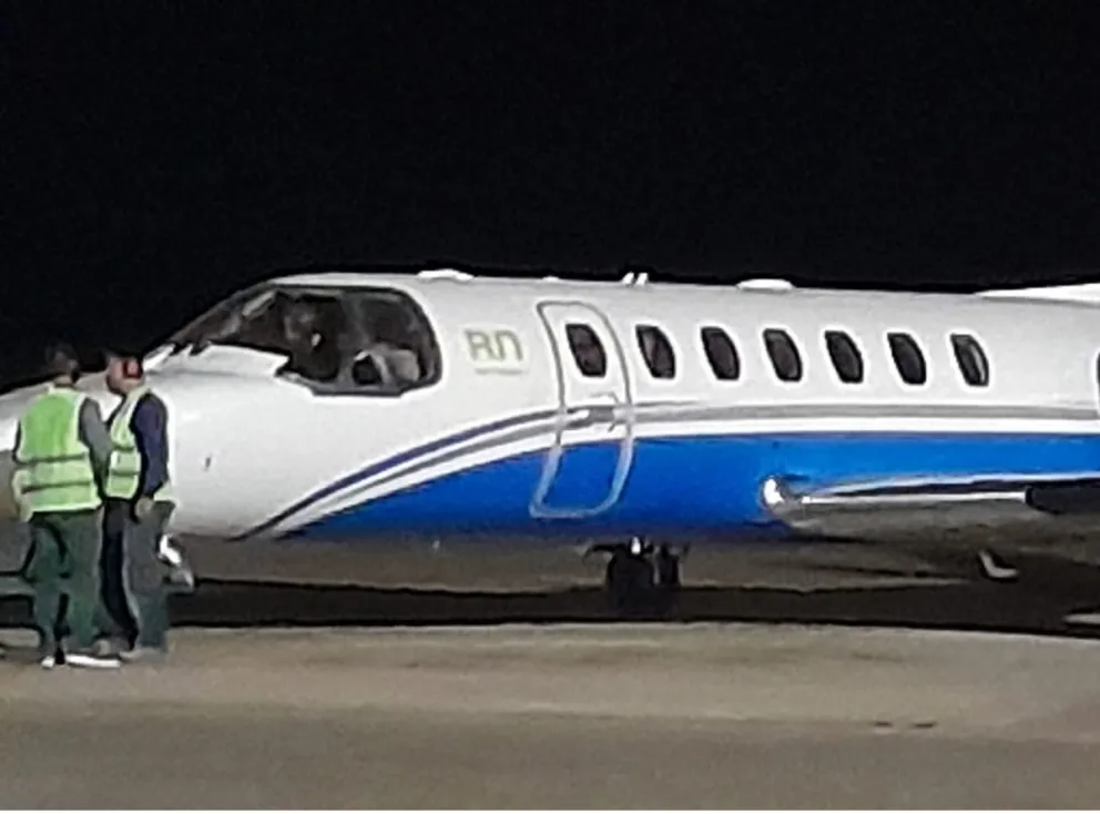 El avión sanitario volvió a salvar una vida