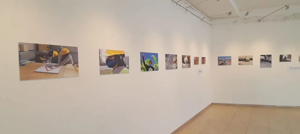 Los albañiles pusieron “Manos a la obra” para una muestra fotográfica