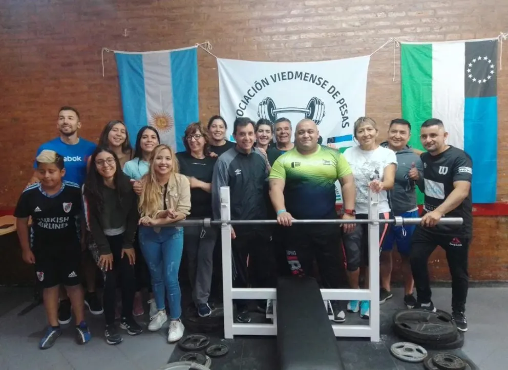 Buenas sensaciones tras el primer torneo organizado por la Asociación Viedmense de Pesas