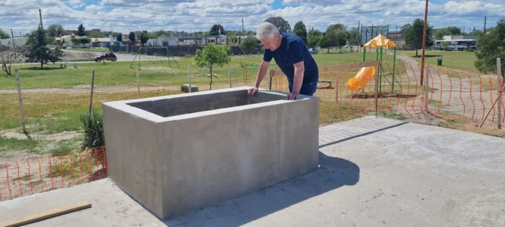 Esperan que la nueva cisterna de agua esté lista para la temporada de verano