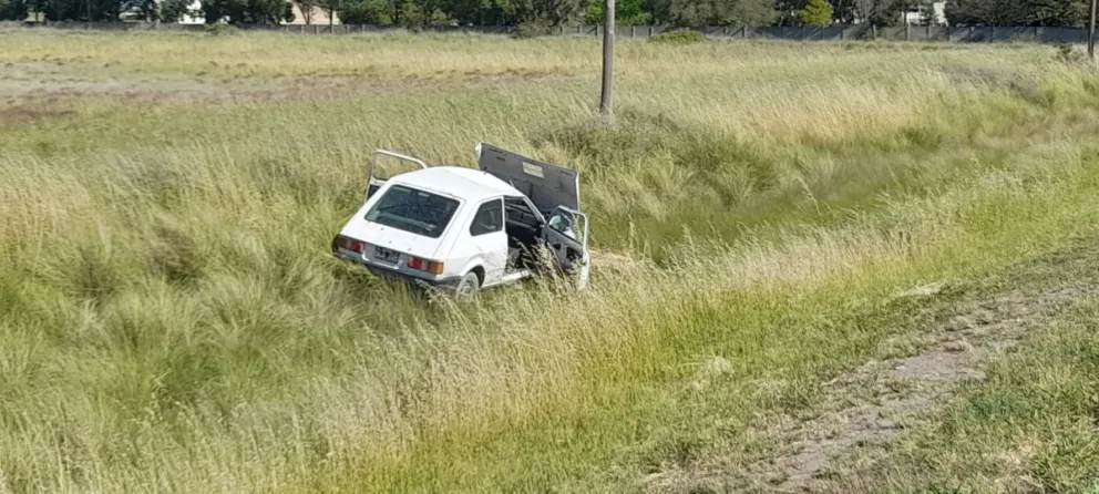 Un despiste y fuertes golpes recibió una mujer, y fue trasladada de urgencia al Hospital Pedro Ecay