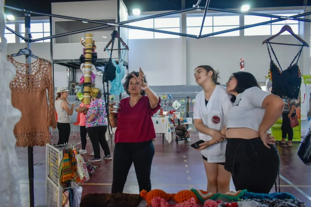 La economía solidaria se muestra en la Sede Atlántica de la UNRN
