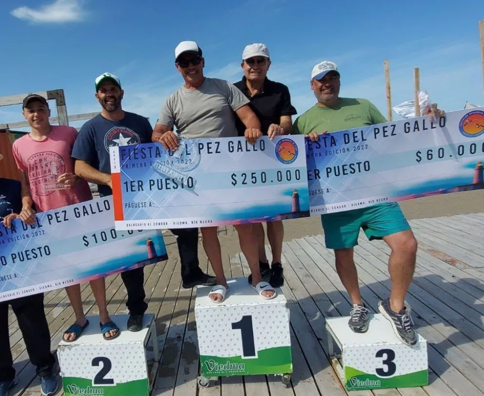 Fibiger se llevó el premio mayor en la Fiesta del Pez Gallo con un ejemplar de más de tres kilos
