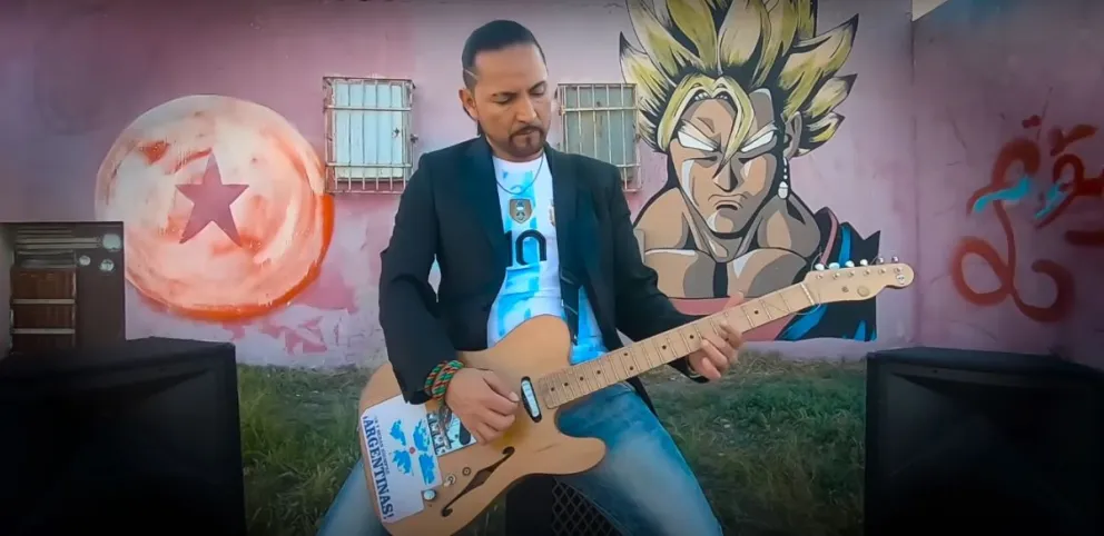 Edel Farías habló del hitazo dedicado a la Selección: "Lo banco a Messi hasta el fin"