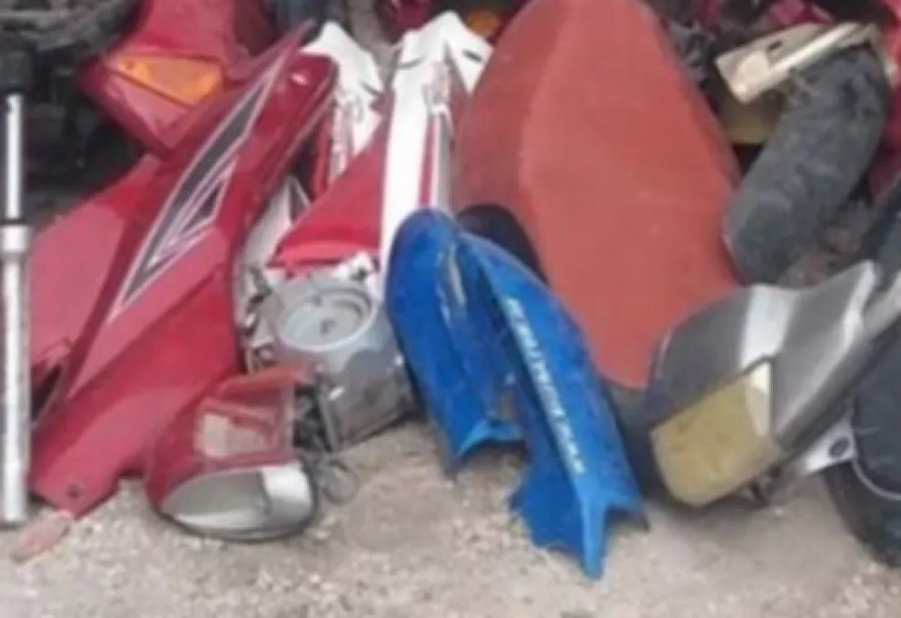 Allanan un mini desarmadero de motos en el ex Loteo Silva pero nadie fue preso