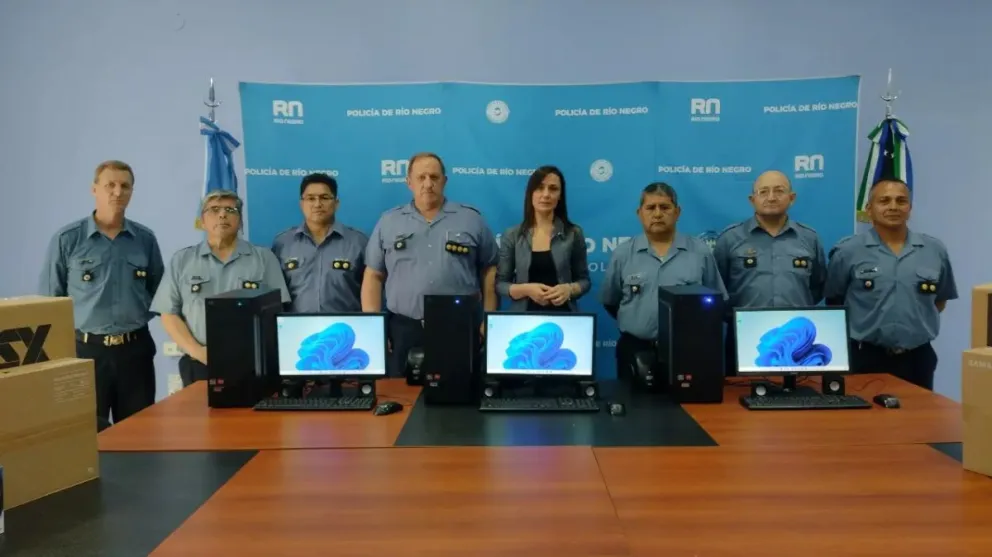 La Policía de Río Negro adquirió 180 computadoras