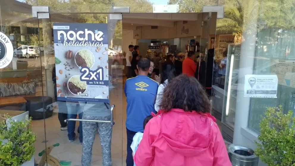 Las heladerías coronaron una noche sensacional 