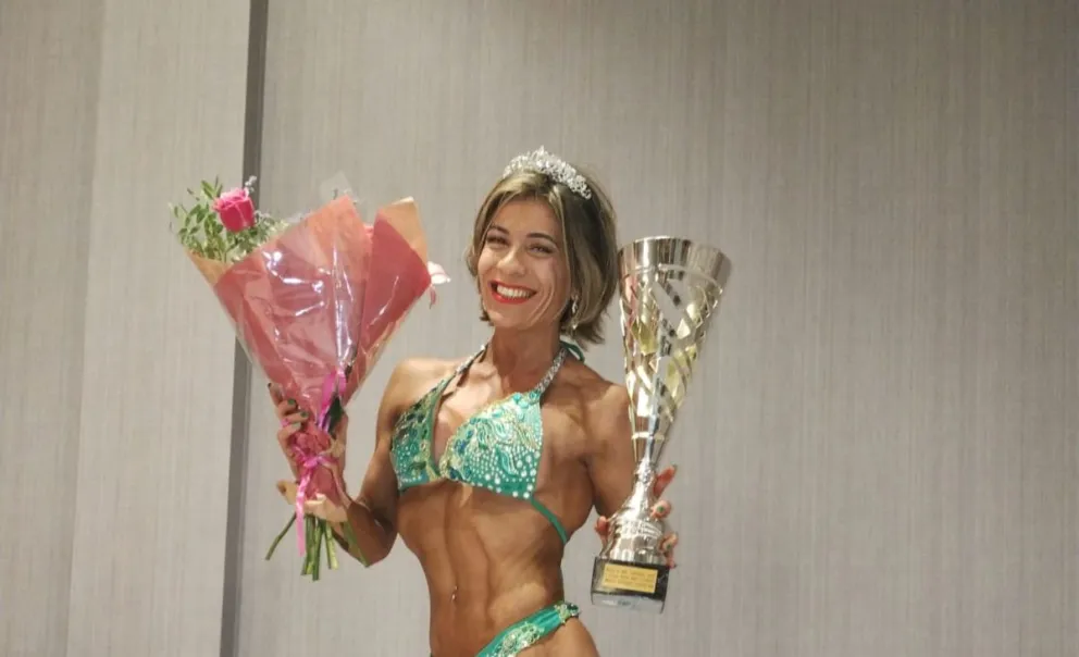 Gladys Castaños: la atleta viedmense se coronó tricampeona Mundial de Fitness WPF 