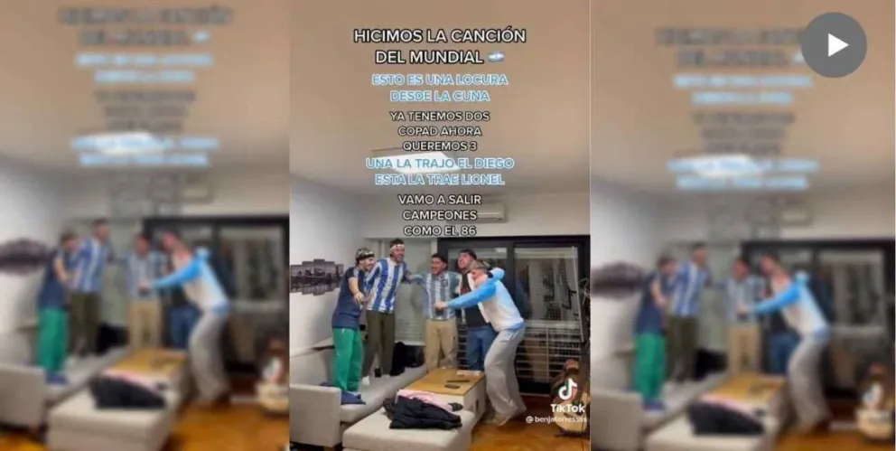 El tema de cuarteto para alentar a la Scaloneta que la rompe: “Esta copa te la merecés”