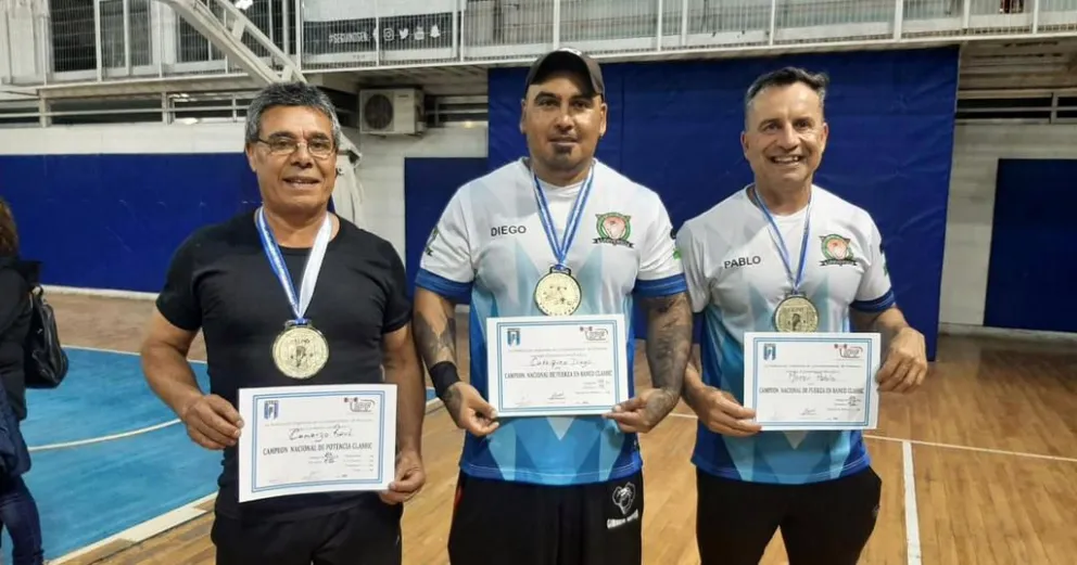 Cuatro viedmenses se coronaron campeones argentinos