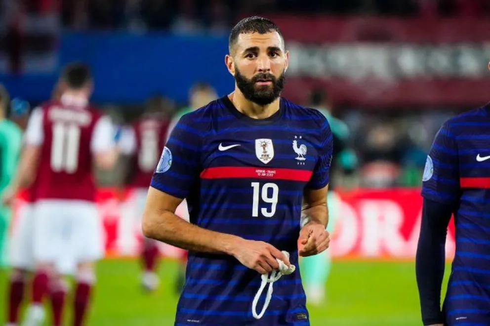 A solo tres días del debut: Benzema se queda afuera del Mundial