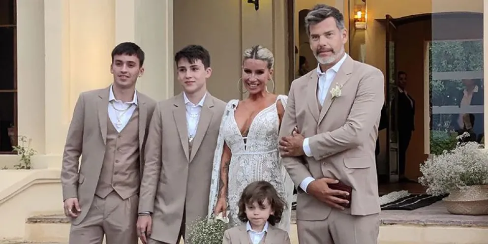 El álbum de fotos del mágico casamiento de Flor Peña en Salta