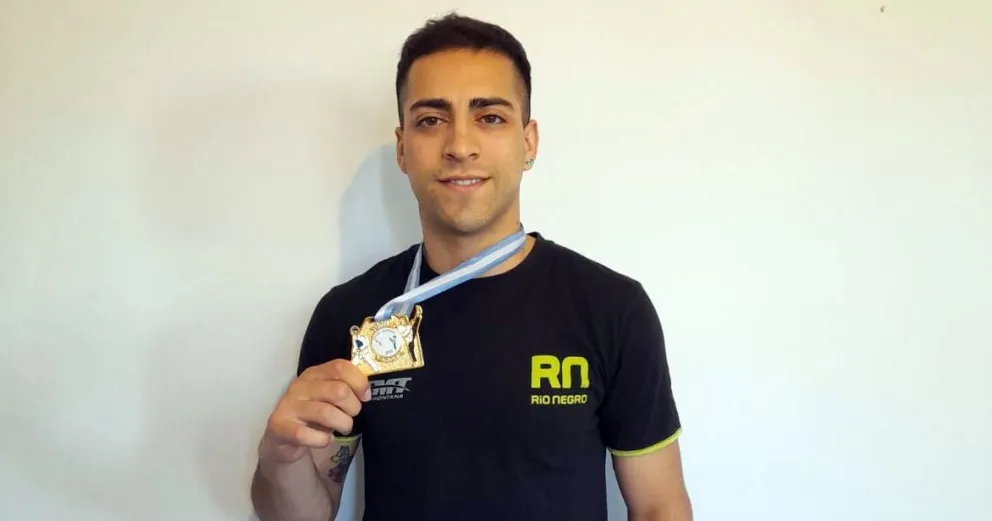 Un viedmense es el mejor taekwondista del país en 74 kilos