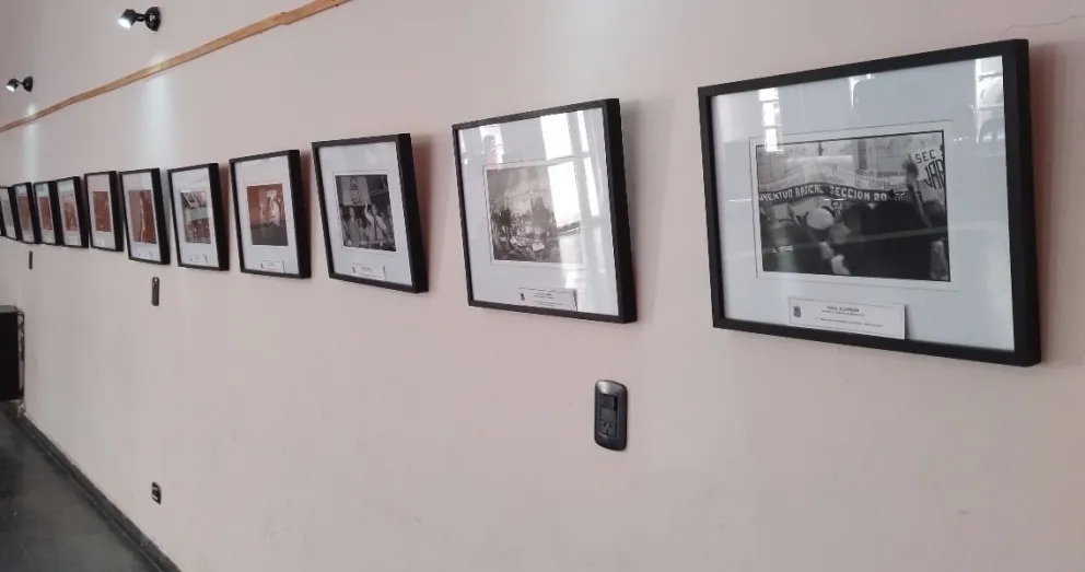 La muestra fotográfica de Raúl Alfonsin se expone en Stroeder
