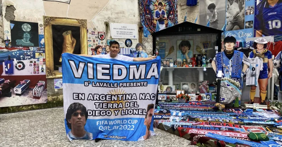 Viedmense cumplió su sueño: “Toda mi vida quise estar acá”