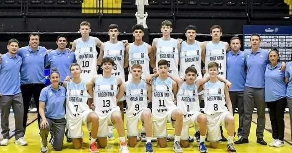 Argentina subcampeón del Sudamericano U15 con dos rionegrinos en el plantel