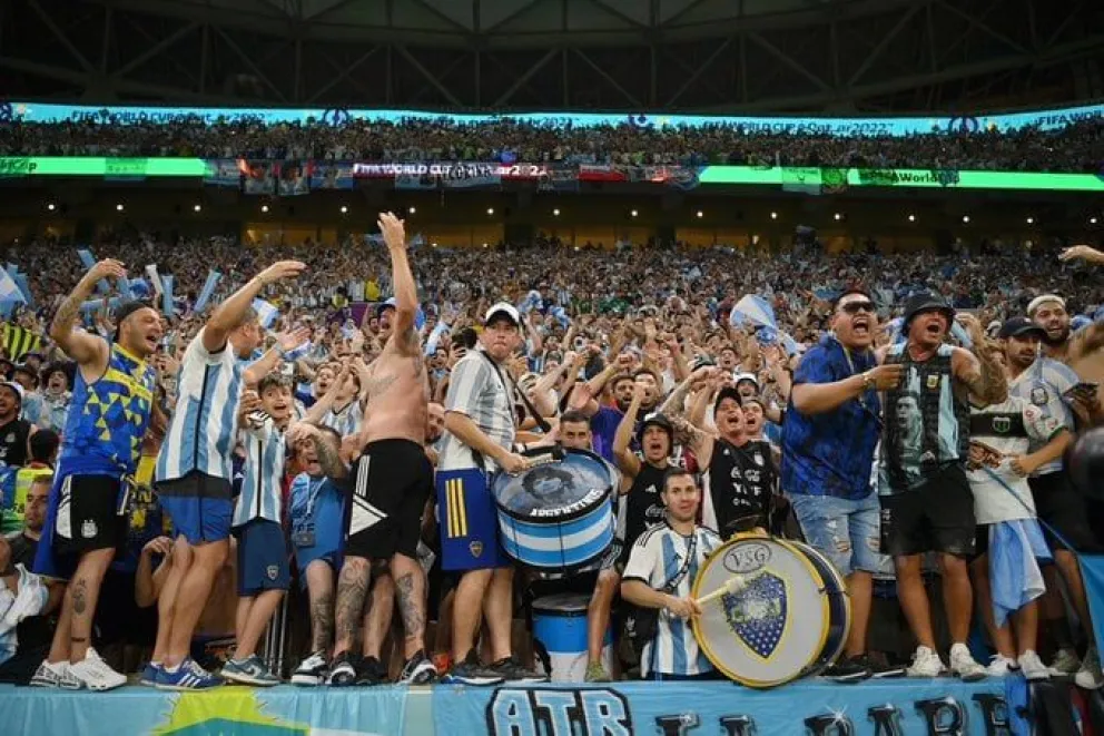 Quiénes son los barras que estuvieron presentes en el partido Argentina vs México