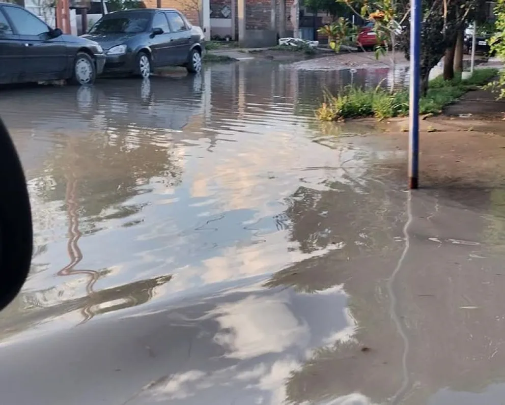El barrio de la estación, uno de los que perdió con la lluvia que cayó sobre Viedma