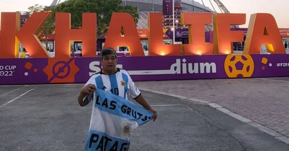 Qatar 2022: un vecino de Las Grutas mandó saludos para Chipauquil