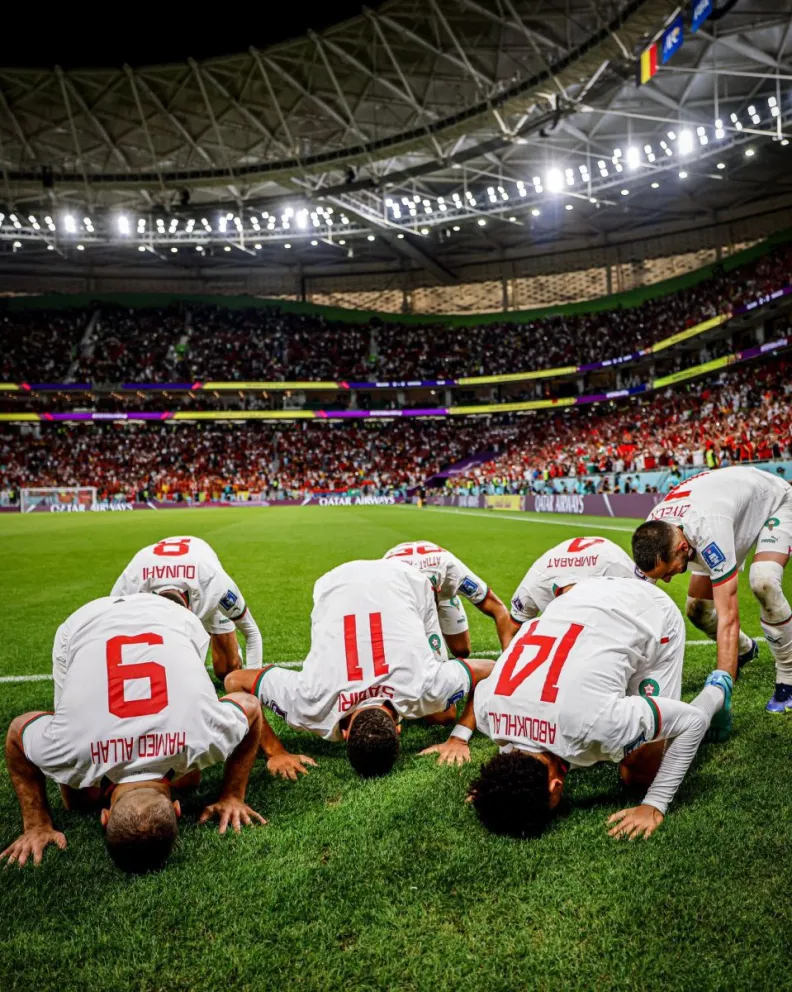 Marruecos dio la sorpresa y terminó como líder del Grupo F, Bélgica eliminado