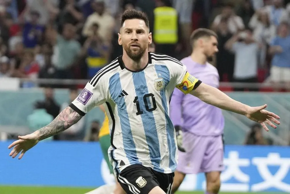 De la mano de Lionel Messi, Argentina está entre los ocho mejores del Mundial