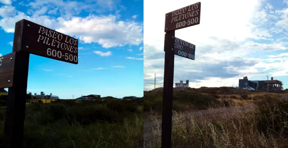 Vecinos nombrar y señalizaron las calles de La Lobería