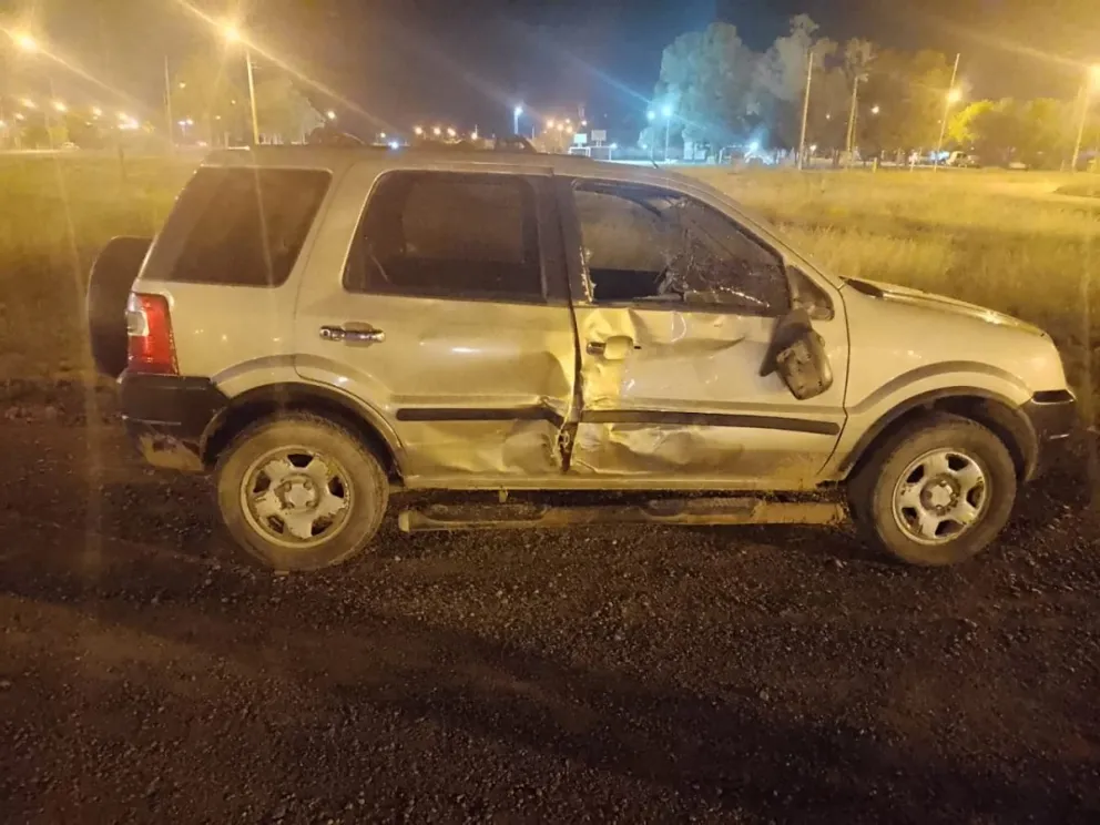 Un choque terminó con un hombre y un menor hospitalizados