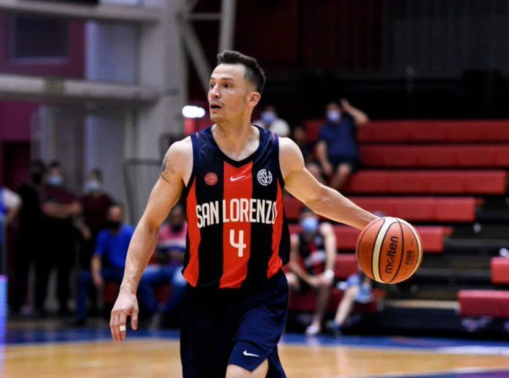 Otro increíble triple del viedmense Lucas Pérez en el duelo San Lorenzo – Obras Sanitarias