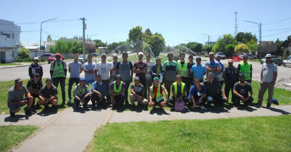 Equipo reforzado para los espacios verdes de Viedma