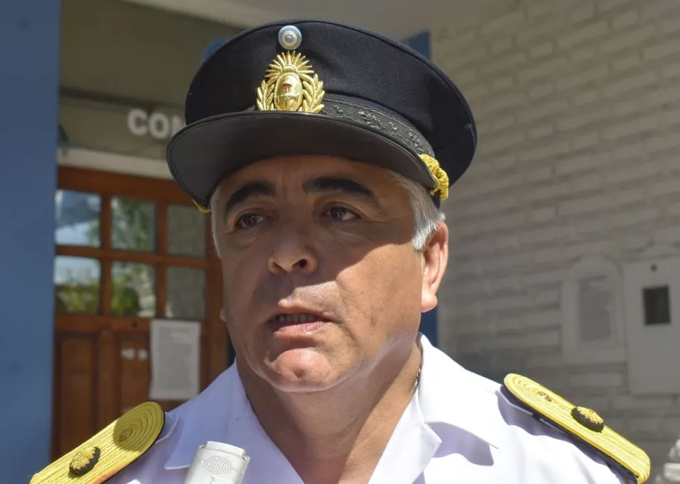 El director general de Prevención, Seguridad y Orden Público de la Policía de Río Negro, Carlos Bruno