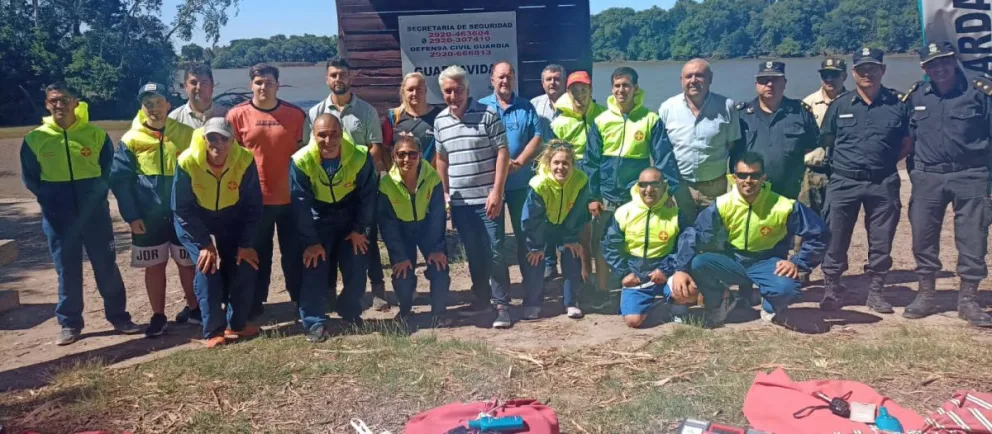 Lanzaron la nueva temporada estival y el servicios de guardavidas en Carmen de Patagones