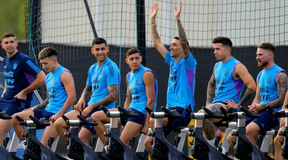 Di María respondió bien al entrenamiento y podría ser titular ante Croacia